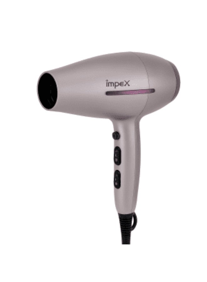 Impex Professional 2000W Hair Dryer with Salon-Grade Fast Drying Power - Image 2